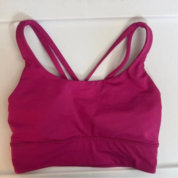 💓 lululemon ripened raspberry energy sports bra size 6 - Picture 3 of 4